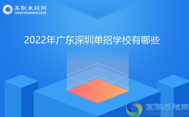 2022年广东深圳单招学校有哪些